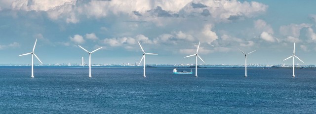 Windpark op zee