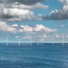 Windpark op zee