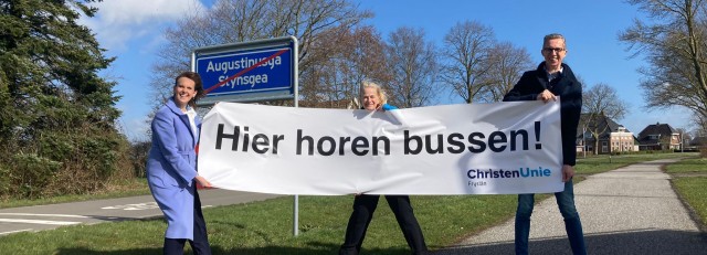 Actie Hier horen bussen