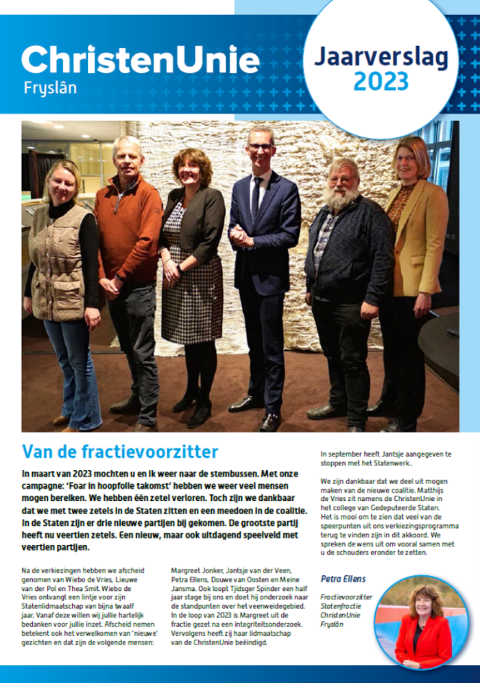 2023 Jaarverslag voorkant